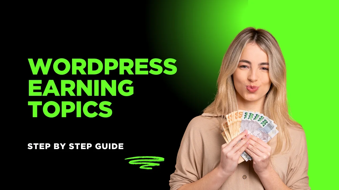 Earn money online with WordPress