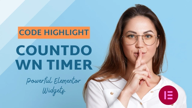 Elementor Pro Countdown Timer Widget