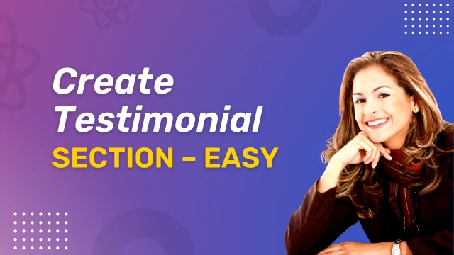 custom testimonial widget elementor