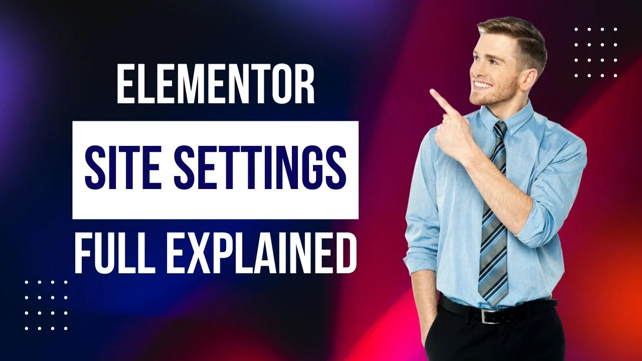 elementor global settings