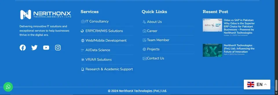 elementor pro footer builder