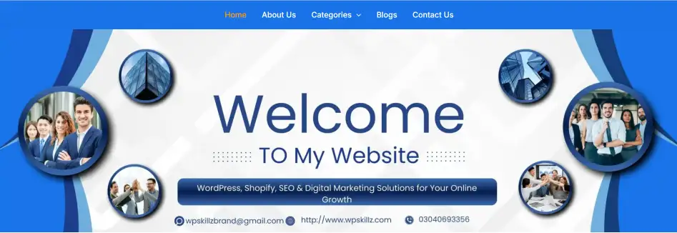 hero banner design elementor