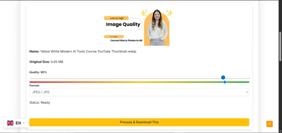 image quality adjustment