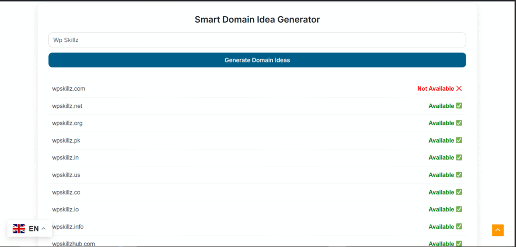 Free Domain Name Finder (2025) – Discover Perfect Domains Fast 4 Domain availability checker
