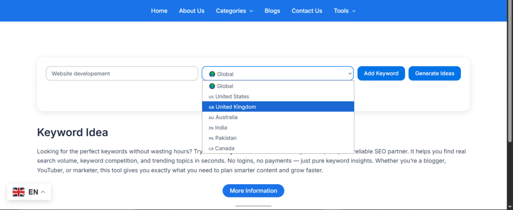 trending keywords finder