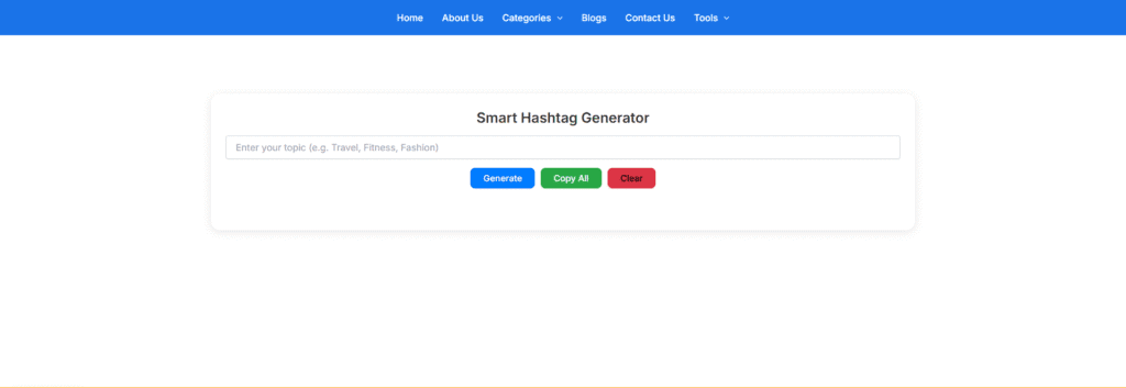Hashtag Generator for Instagram