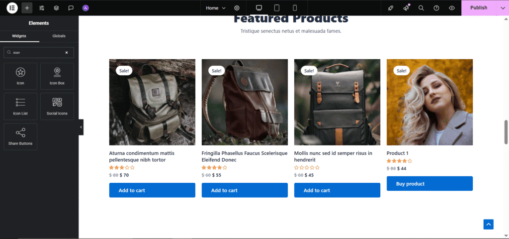 Elementor Icon Box Widget Tutorial
