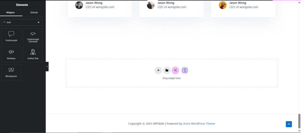 modern testimonial slider design 2025