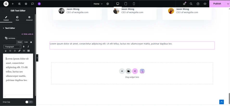 widget customization guide