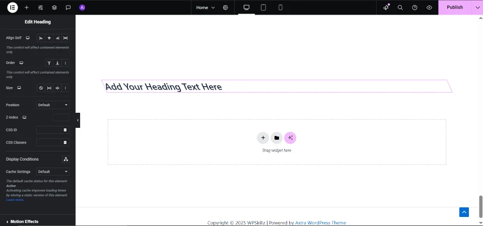 css z index elementor,