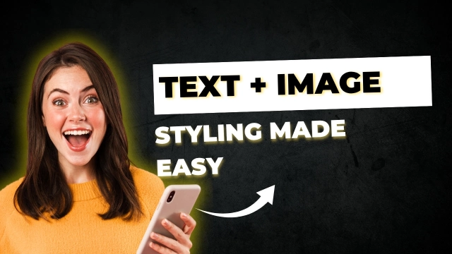 elementor text image background styling tutorial