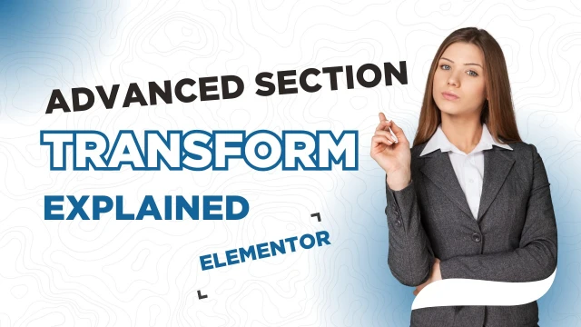 elementor transform widget