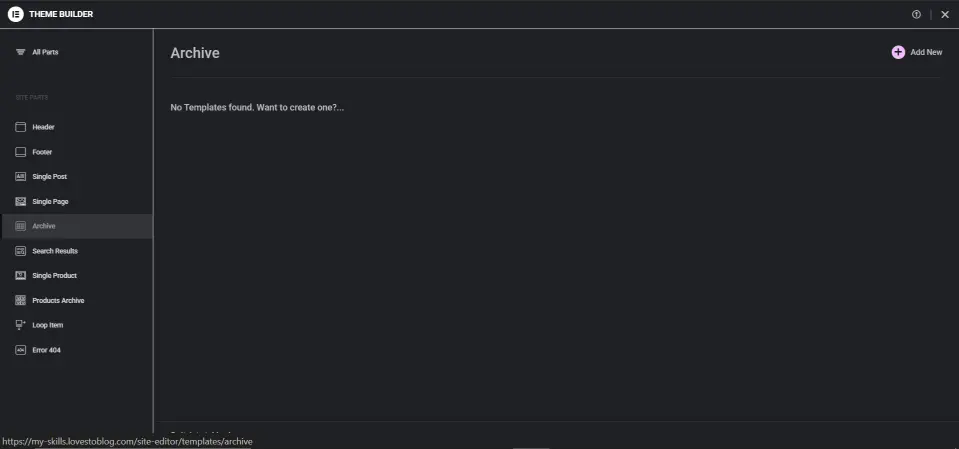 Customize Blog Page Elementor