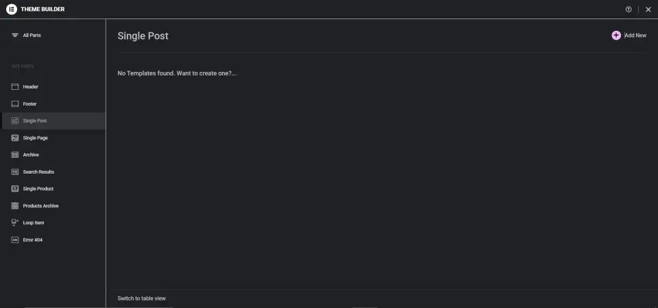 Elementor Single Post Design