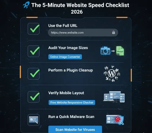 The 5-Minute Website Speed Test Checklist