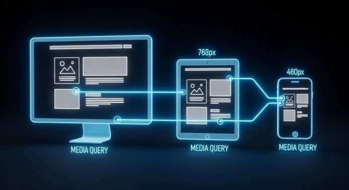 Mobile responsive checker tool interface showing iPhone and Android preview