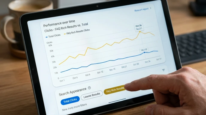 Finding Schema Reports in Google Search Console