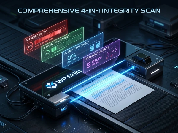 AI Detector + Plagiarism 1 What This AI Detector Checks — Everything in One Scan